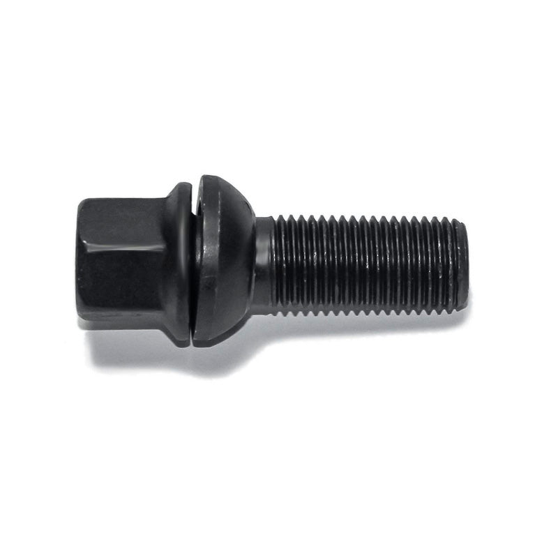 H&R, Wheel bolt Round-Head with movable cone R13 M14x1.50 - længde 32mm - Black (e.g., passer til Audi S5)