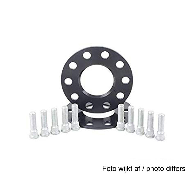 H&R, DRS-System Wheel spacer set 10mm Pr. Aksel - Hulafstand 5x108 - Hub 63,3mm - Bolt str. M12x1,5, passer til Ford - Black