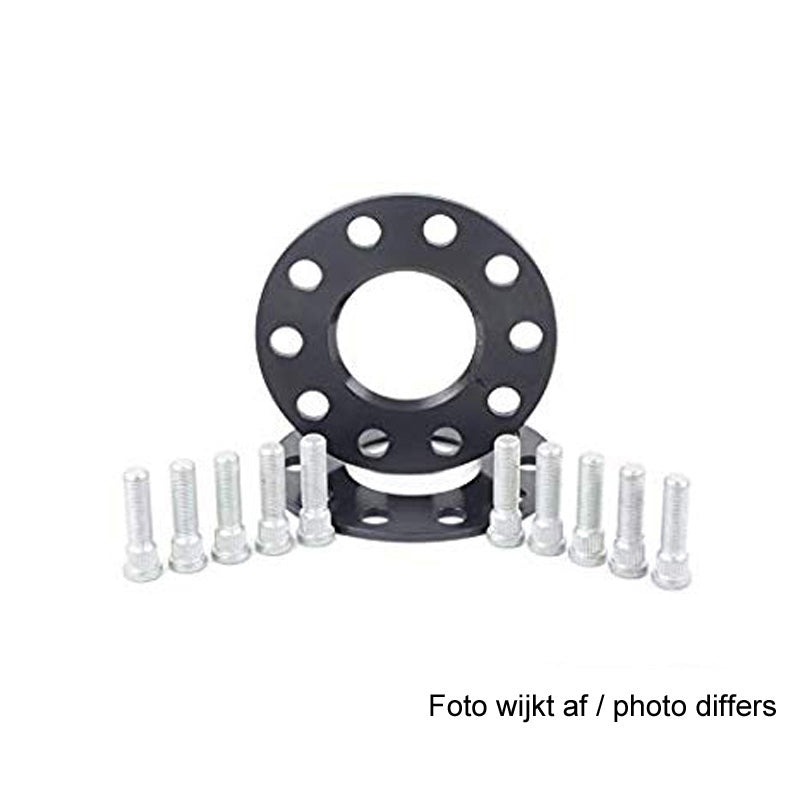 H&R, DRS-System Wheel spacer set 15mm Pr. Aksel - Hulafstand 5x114,3 - Hub 67,1mm - Bolt str. M12x1,5, passer til Mazda/Ford - Black