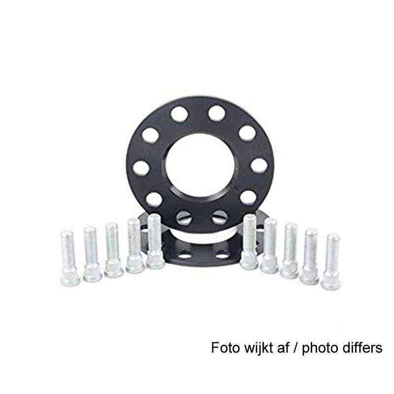 H&R, DRS-System Wheel spacer set 16mm Pr. Aksel - Hulafstand 5x114,3 - Hub 67,1mm - Bolt str. M12x1,5, passer til Kia - Black