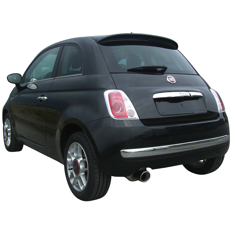 InoXcar, Sportsudstødning, passer til Fiat 500 1.4 16v (100HP) 2007- 102mm