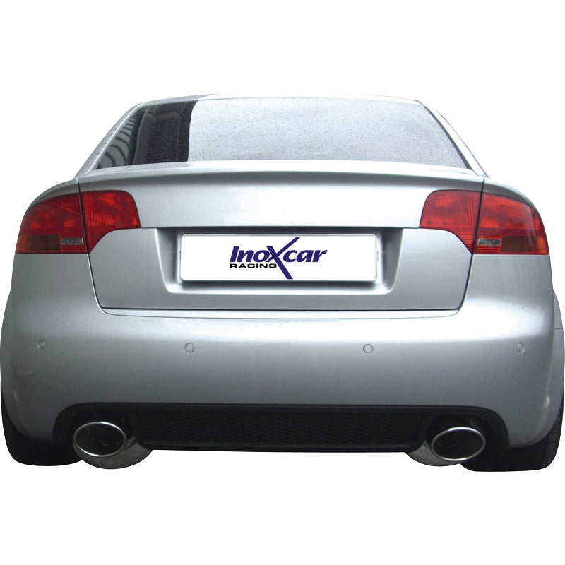 InoXcar, Dobbelt sportsudstødning, passer til Audi RS4 4.2 V8 2006- Left/Right 150x105mm Oblong