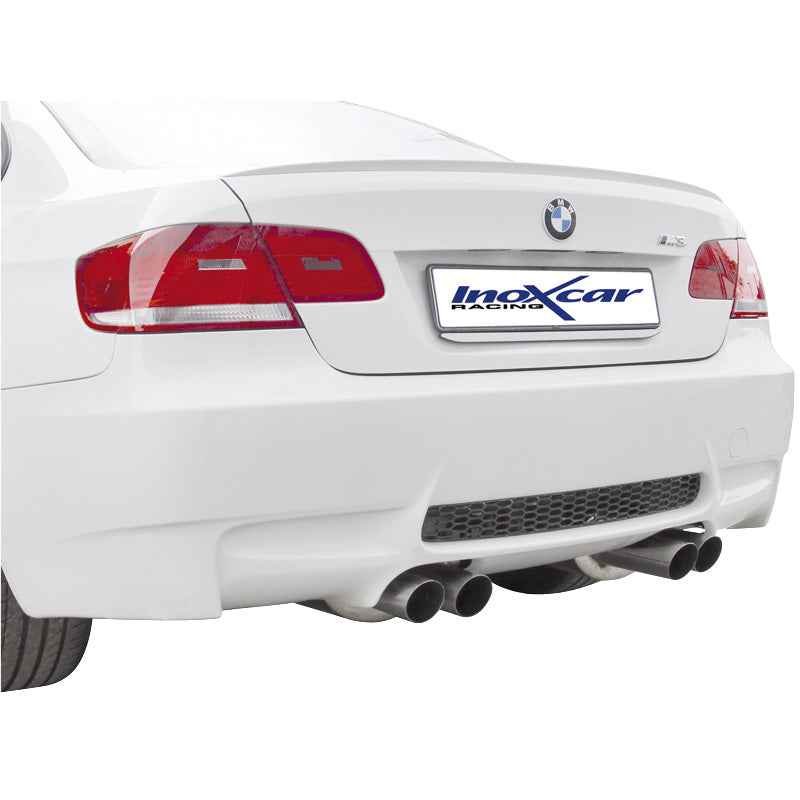 InoXcar, Dubbla sportavgaser, passar BMW 3-serie E92 M3 Coupe 4.0 V8 2007- Vänster/Höger 2x76mm Racing