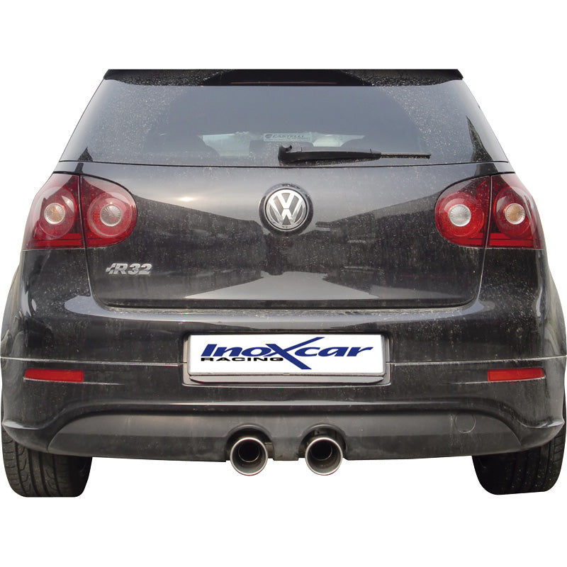 InoXcar, Sportsudstødning 'Center', passer til Volkswagen Golf V R32 3.2 V6 (250HP) 2004- Left/Right 102mm