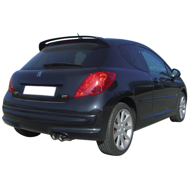 InoXcar, Sportavgassystem, passar Peugeot 207 1.6 16v (175HP) 2007- 2x80mm Racing