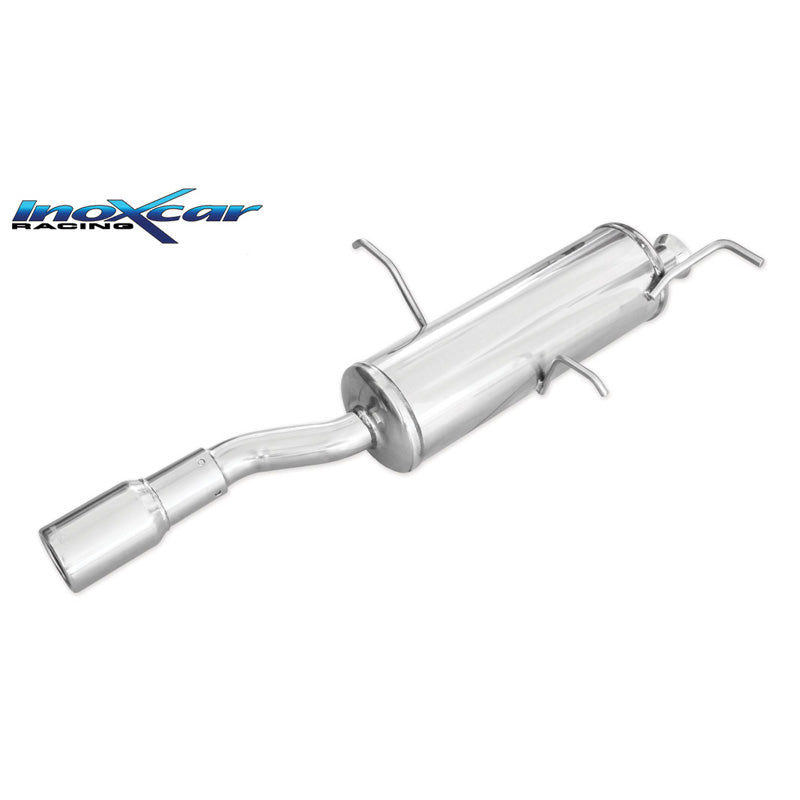 InoXcar, Sportavgassystem, passar Peugeot 306 2.0 16v Cabrio 133hk 1997- 1x80mm