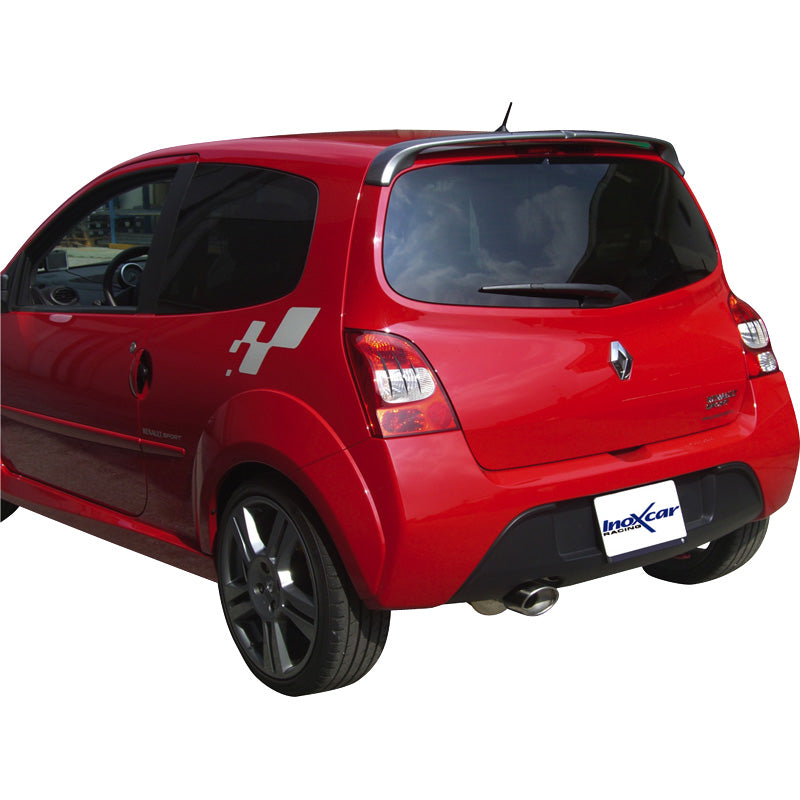 InoXcar, Sportavgassystem, passar Renault Twingo II RS Sport 1.6 16v (133HP) 2008- 120x80mm