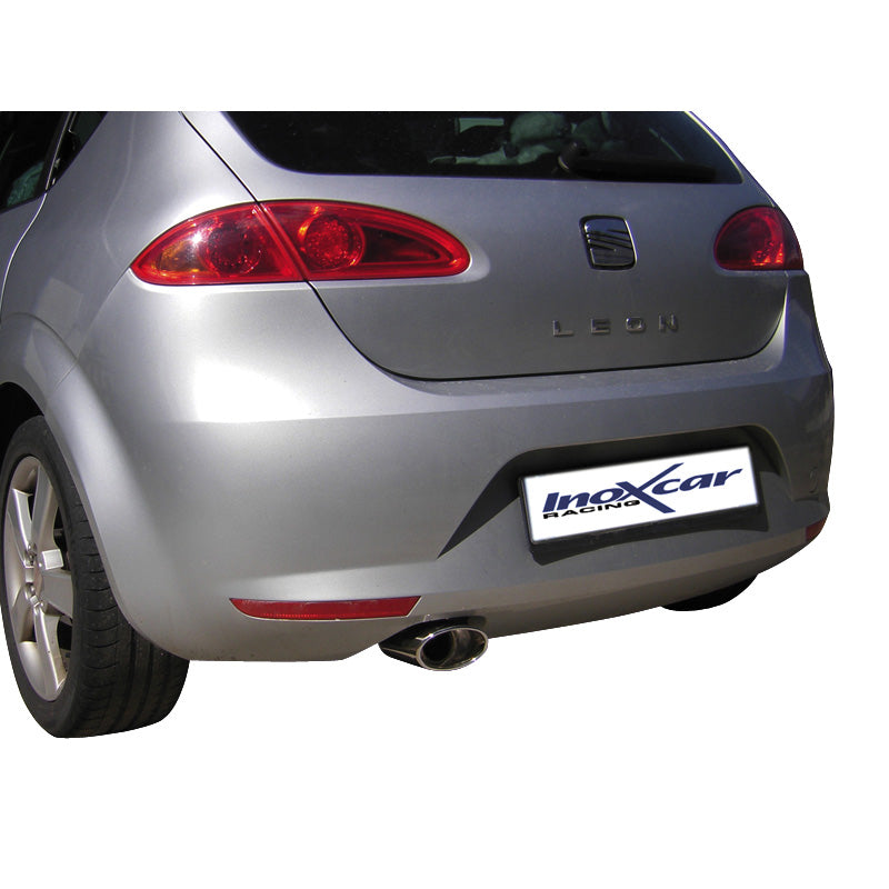 InoXcar, Sportsudstødning, passer til Seat Leon 1P 1.6 (102HP) 2005- 120x80mm Oblique