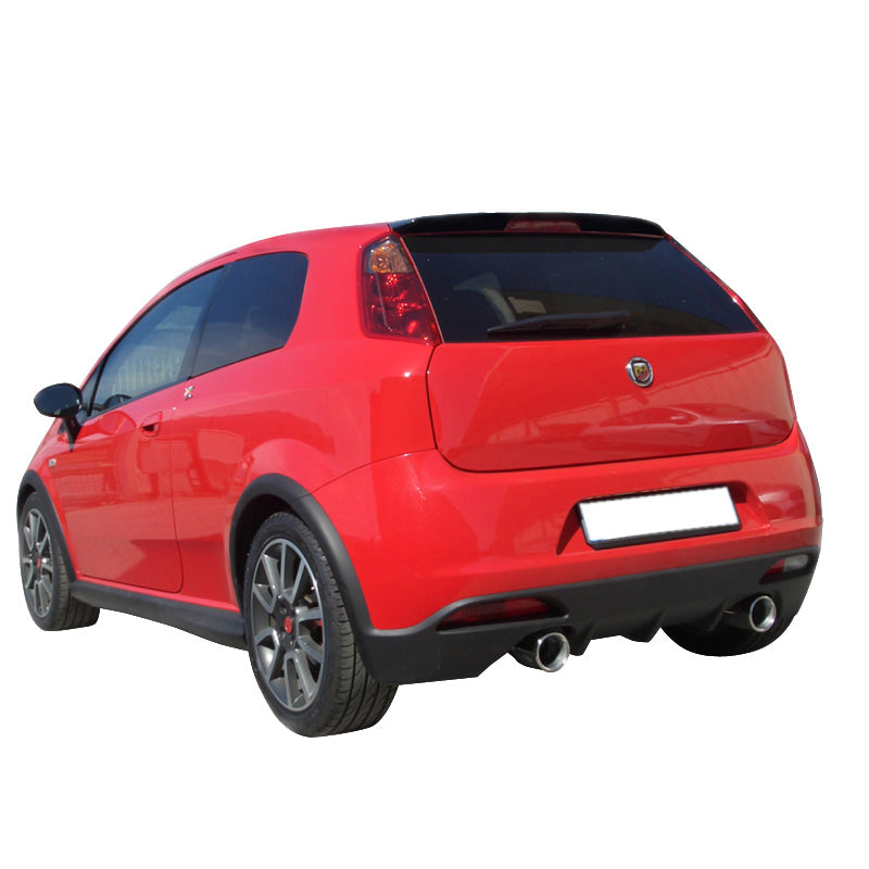 InoXcar, Dobbelt sportsudstødning, passer til Fiat Grande Punto 1.4 Turbo Abarth 2006- Left/Right 102mm