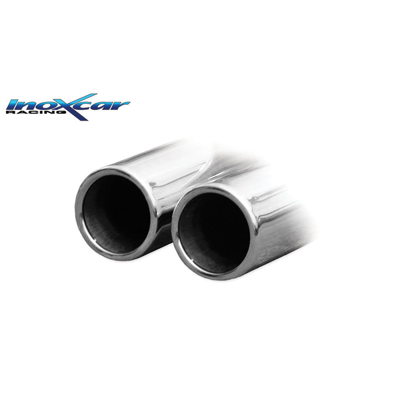 InoXcar, Dubbelt sportavgassystem, passar Volkswagen Golf VII 1.4 125hk 2013- 2x80mm