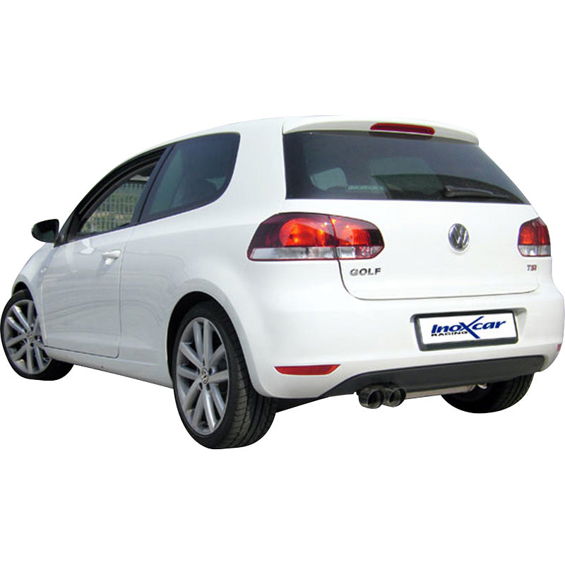 InoXcar, Sportsudstødning, passer til Volkswagen Golf VI 1.4TSi (160HP) 2008- 2x80mm Racing