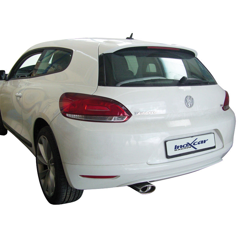 InoXcar, Sportsudstødning, passer til Volkswagen Scirocco 1.4 TSi (160HP) 2008- 120x80 Oblique