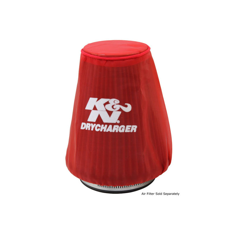 K&amp;N, PreCharger Filter Wrap - Röd - 133x152mm