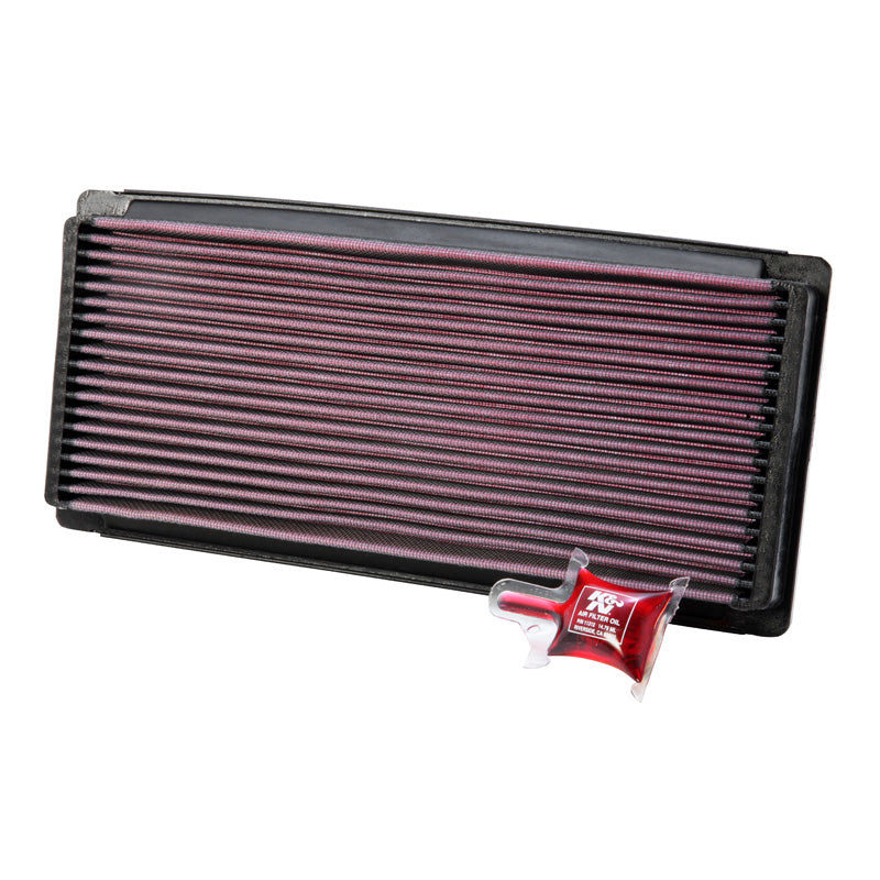 K&N Panelfilter, passer til Ford Bronco, F150/F250/F350/F450 1987-1997, VW Jetta 1.8 1989-1991 (33-2023)