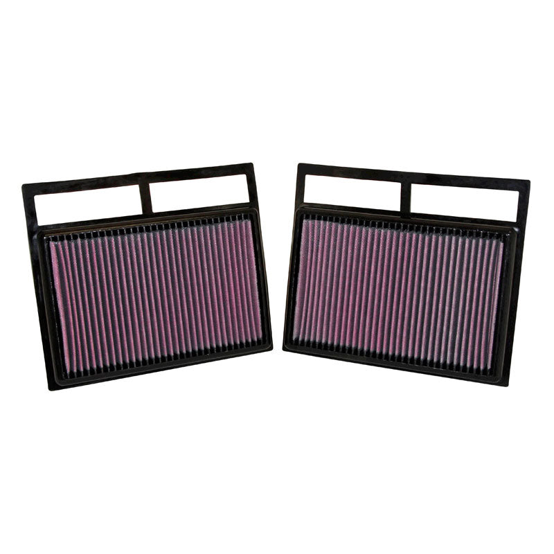 K&N Panelfilter, passer til Mercedes-Benz CL600/ CL65 / G65 AMG 2012-2017 / S600 / S65 AMG 2003-2017 / SL600 / SL65 AMG 2004-2017 / S600 / S 65 AMG / S650 Maybach 2015- / C180 2018- (set of 2) (33-2412)