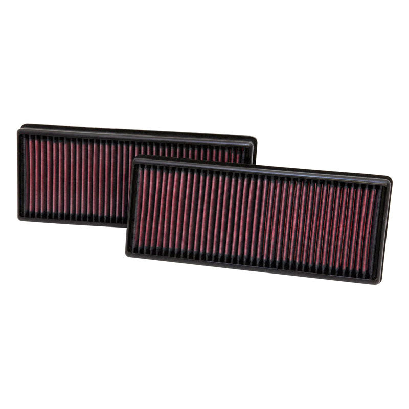 K&N Panelfilter, passer til CL, CLS, E500, E550, E63, GL450, GL500, GL550, GL63 GLE, GLS, ML500, ML550, ML63, S500, S550, S63, SL500, SL550, SL63 (set of 2) (33-2474)