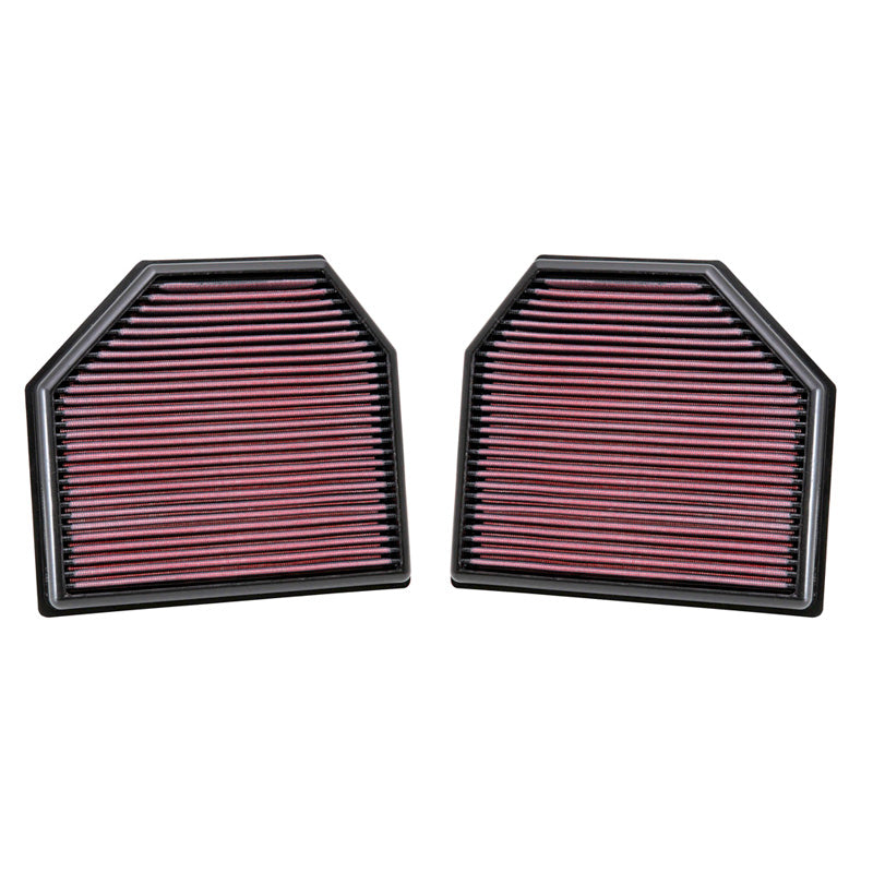 K&N Panelfilter, passer til BMW M2 3.0 2012- / M3 3.0 2015- / M4 3.0 2014- / M5 4.4 2011-2017 / M6 (Gran Coupe) 4.4 2011- (33-2488)