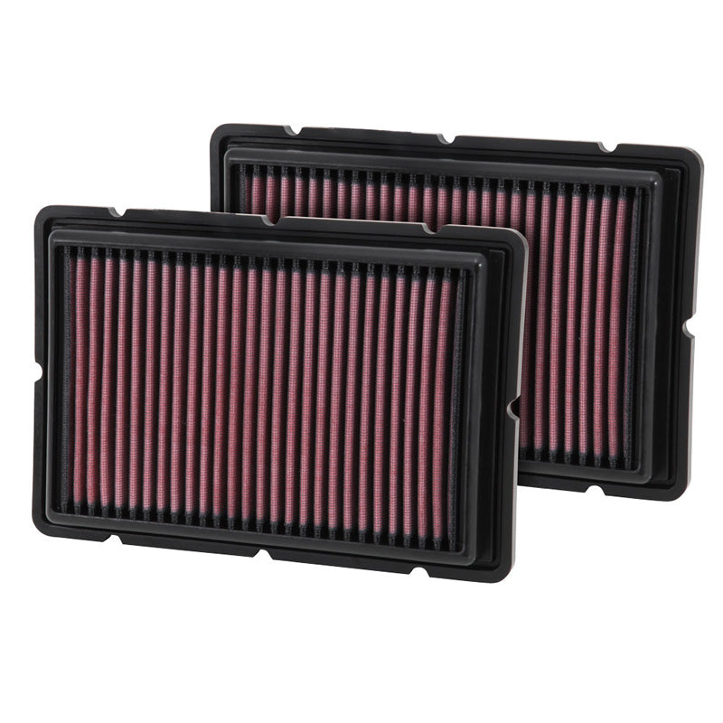 K&N Panelfilter, passer til Ferrari 360 3.6 1999-2005, F430 4.3 2005-2010 (set of 2) (33-2494)