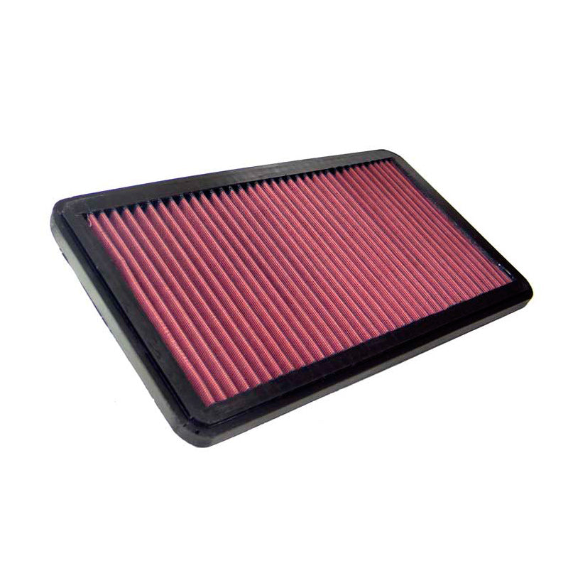 K&N Panelfilter, passer til Alfa Romeo 75, Milano 2.5 3.0 1985-1992 / 90 2.0, 2.5 1984-1987 / GTV-6 2.5 1980-1987 (221 x 397 mm) (33-2545)