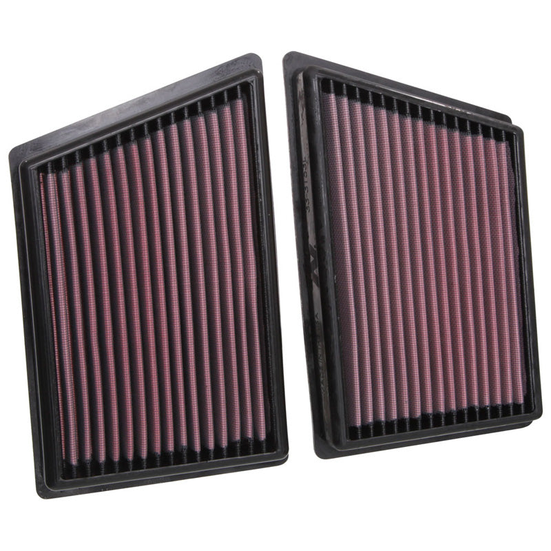 K&N Panelfilter, passer til Porsche 911 3.0 2019- (set of 2 pieces) (33-3153)