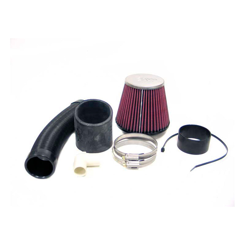 K&N Performance Air Intake Kit, passer til Ford Fiesta 1.6i XR2 4/1989-93 (57-0015) (Hose to Intake Manifold)