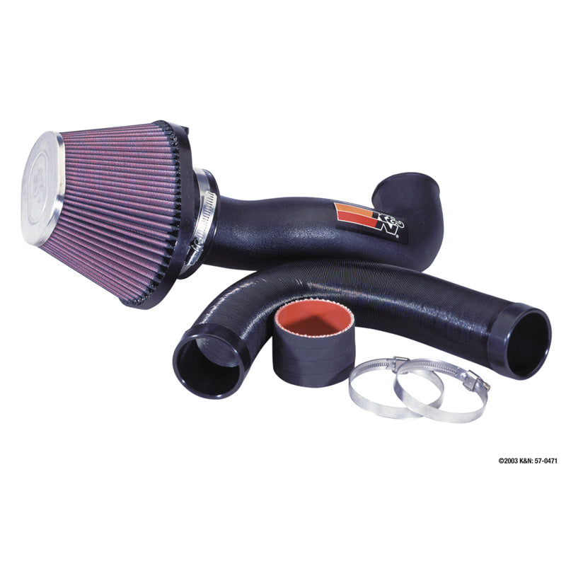 K&N Performance Air Intake Kit, passer til Citroën C3 1.6 16v 110HP 2002- (57-0471)