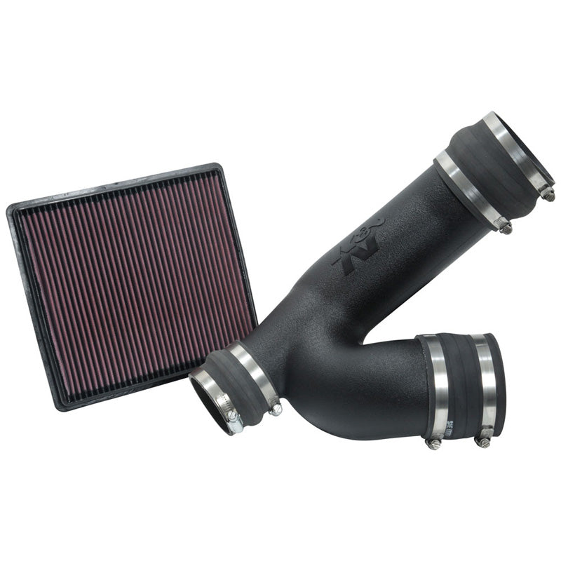 K&N Performance Air Intake Kit, passer til Ford F150 V6-2.7L 2018-2020 (57-2602)