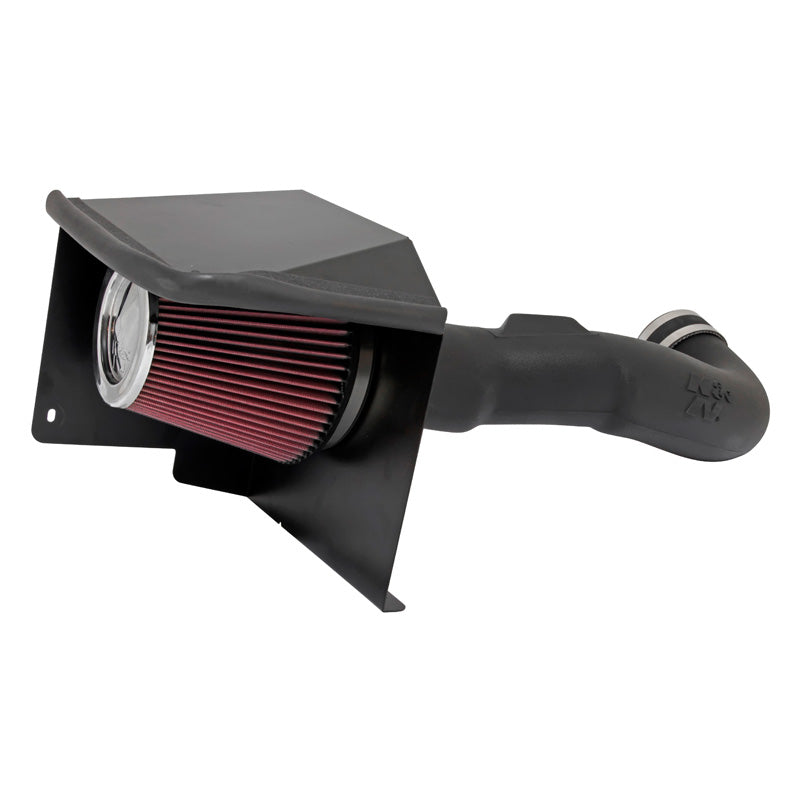 K&N Performance Air Intake Kit, passer til Cadillac Escalade 6.2, Chevrolet Avalanche 5.3/6.0, Silverado 1500 4.8/5.3/6.0, Suburban 1500 5.3/6.0, Tahoe 4.8/5.3 2009-2014 (57-3070)