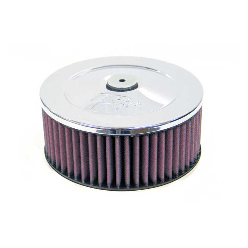 K&N Round Air Filter Assembly - 59mm flange, 178mm diameter, 103mm height (60-1020)