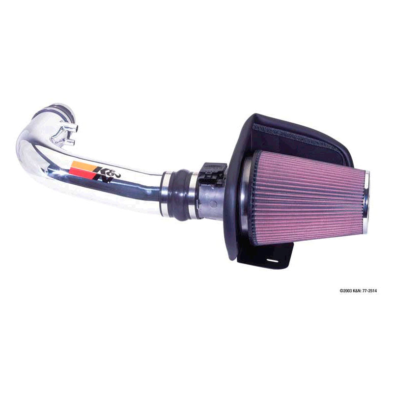 K&N High Performance Air Intake Kit, passer til Ford F150/Expedition/Lobo V4.6L/5.4L V8 1997-2004 (77-2514)