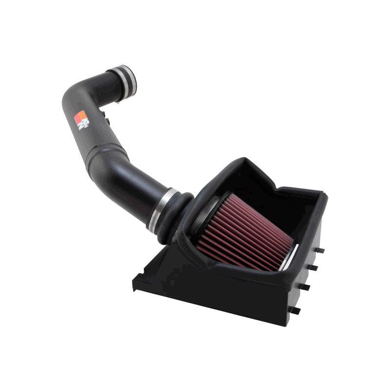 K&N High Performance Air Intake Kit, passer til Ford F250/F350 Super Duty 6.2L V8 2011-2016 - Black (77-2582)