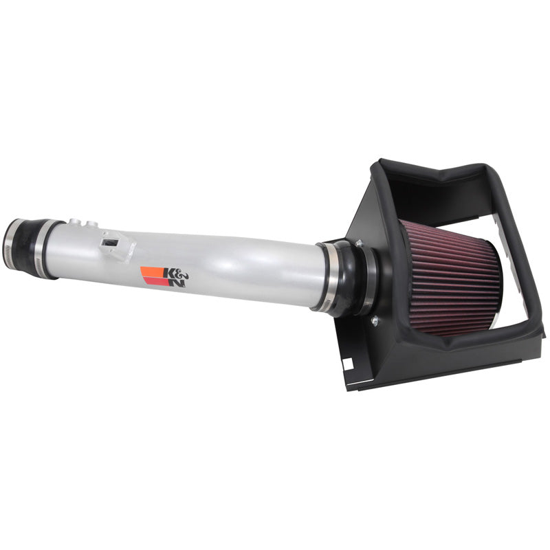 K&N High Performance Air Intake Kit, passer til Ford F150 3.7L V6 2012-2014 - Silver (77-2585KS)