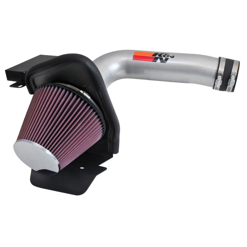 K&N High Performance Air Intake Kit, passer til Ford Explorer 2.0/2.3L L4 2014-2017 - Silver (77-2587KS)