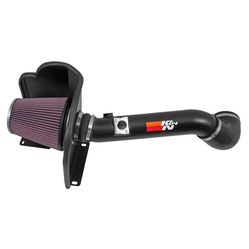 K&N High Performance Air Intake Kit, passer til Chevrolet Silverado/GMC Sierra 2500 HD/3500 HD 6.0L V8 2014-2015 - Textured Black (77-3086KTK)