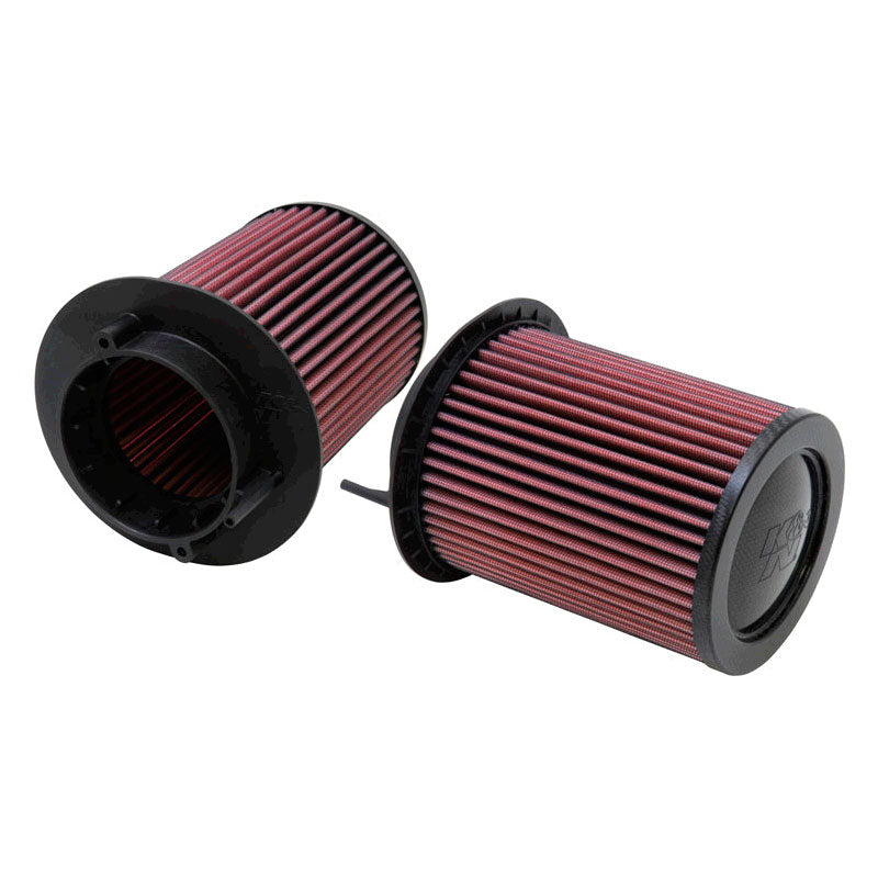 K&N Panelfilter, passer til Audi R8 4.2L V8 2009-2012 (Set 2 pieces) (E-0668)