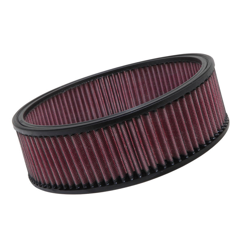 K&N Round Air Filter - 229mm outside diameter, 203mm inside diameter, 73mm height (E-3530)