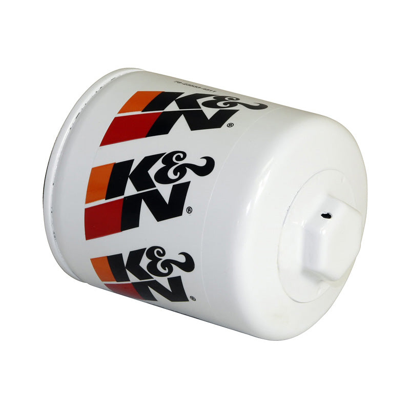 K&N Oil Filter - Spin-On 76x79mm, passer til Ford, Volkswagen, Audi, Toyota, Mazda, Nissan, Lexus (HP-1002)