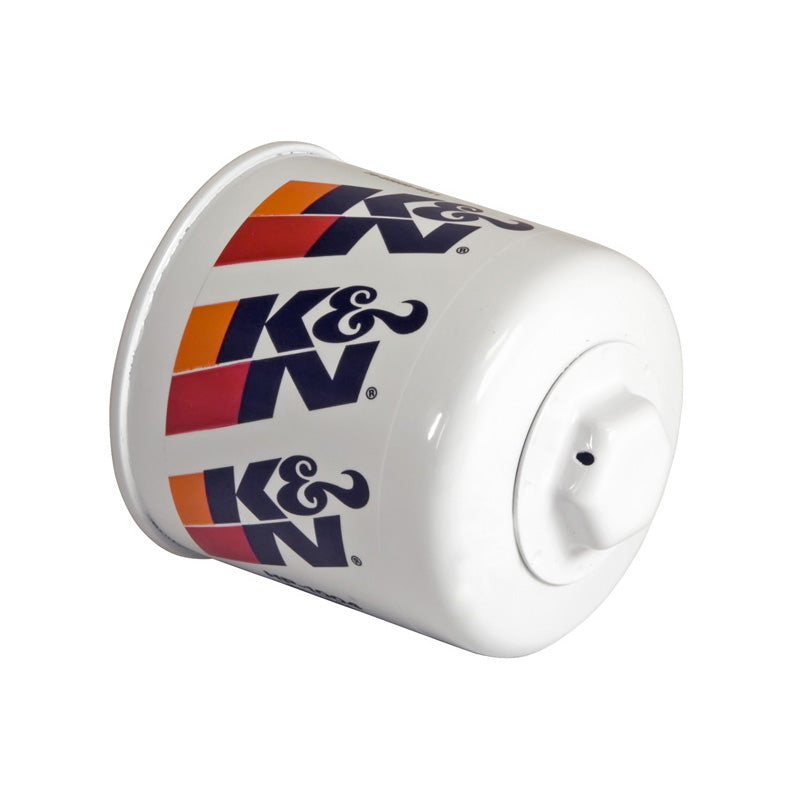 K&N Oil Filter - Spin-On 80x87mm, passer til Hyundai, Kia, Mitsubishi, Subaru, Honda, Acura (HP-1004)