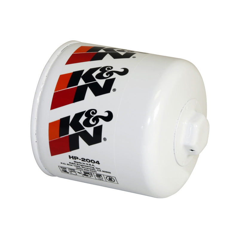 K&N Oil Filter - Spin-On 93x102mm, passer til Western Star, Freightliner, Nissan, Dodge, Chrysler, Jeep, Land Rover, Ford, Volvo (HP-2004)