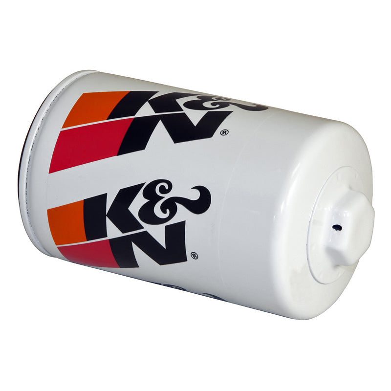 K&N Oil Filter - Spin-On 76x129mm, passer til Mazda, Ford, Chrysler, Jaguar, Lincoln, Dodge (HP-2009)