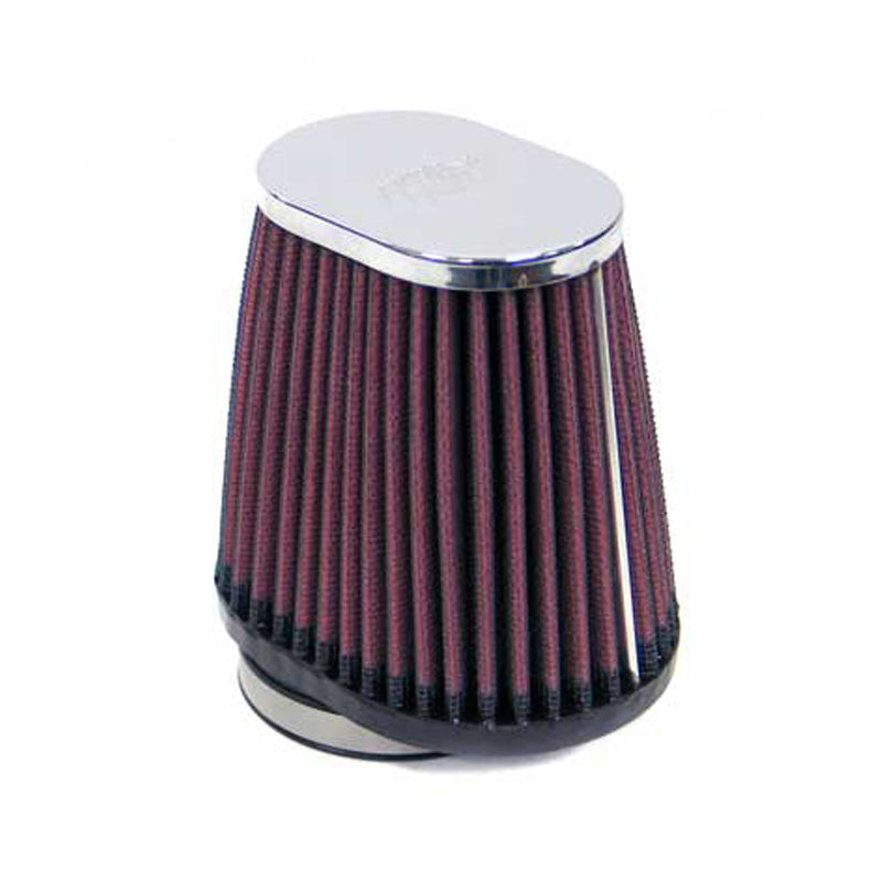 K&N Universal Oval/Conical Air Filter 54mm offset flange, 102mm x 76mm base, 76mm x 51mm top, 102mm height (RC-2900)