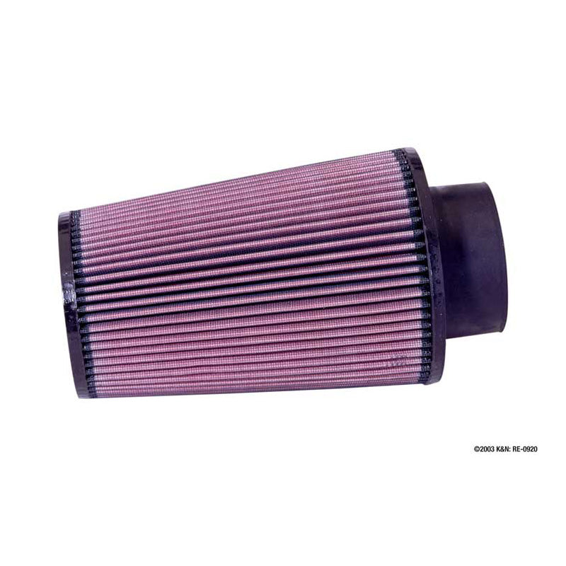 K&N Universal Conical Air Filter 89mm flange, 152mm base, 117mm top, 229mm height (RE-0920)