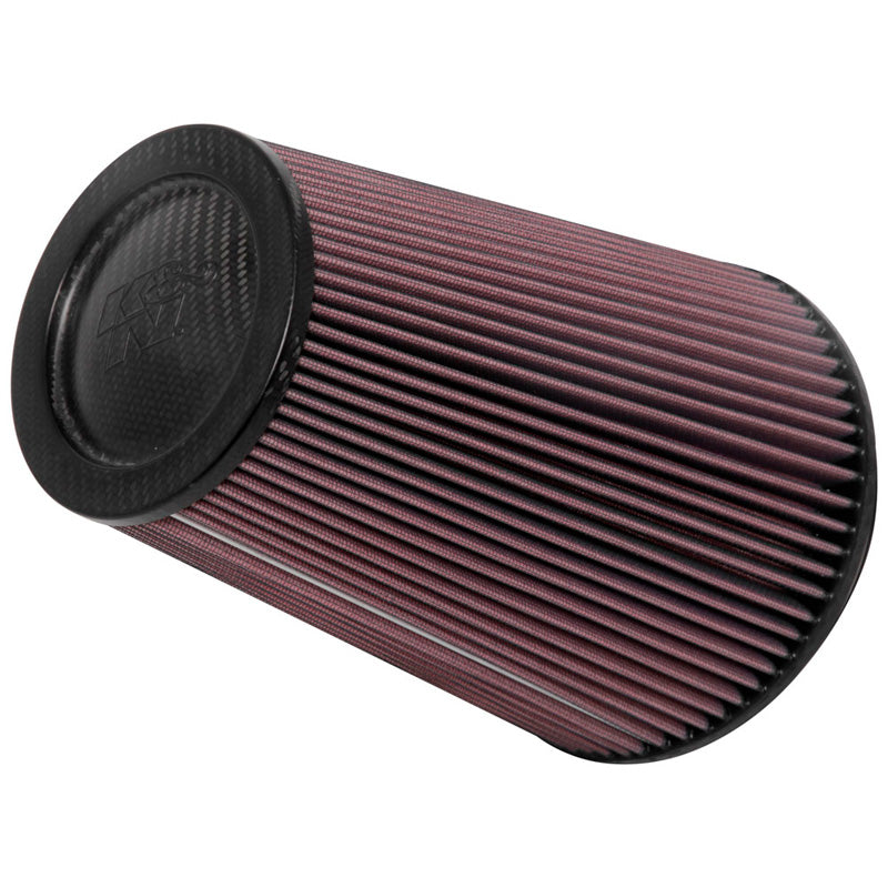 K&amp;N Universalluftfilter - Kolfibertopp - 152 mm fläns, 190 mm bas, 127 mm topp, 254 mm höjd (RP-3280)