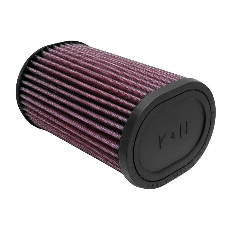 K&amp;N Universal Oval Air Filter 62 mm fläns, 20 graders vinkel, 114 mm x 95 mm, 178 mm höjd (RU-1390)