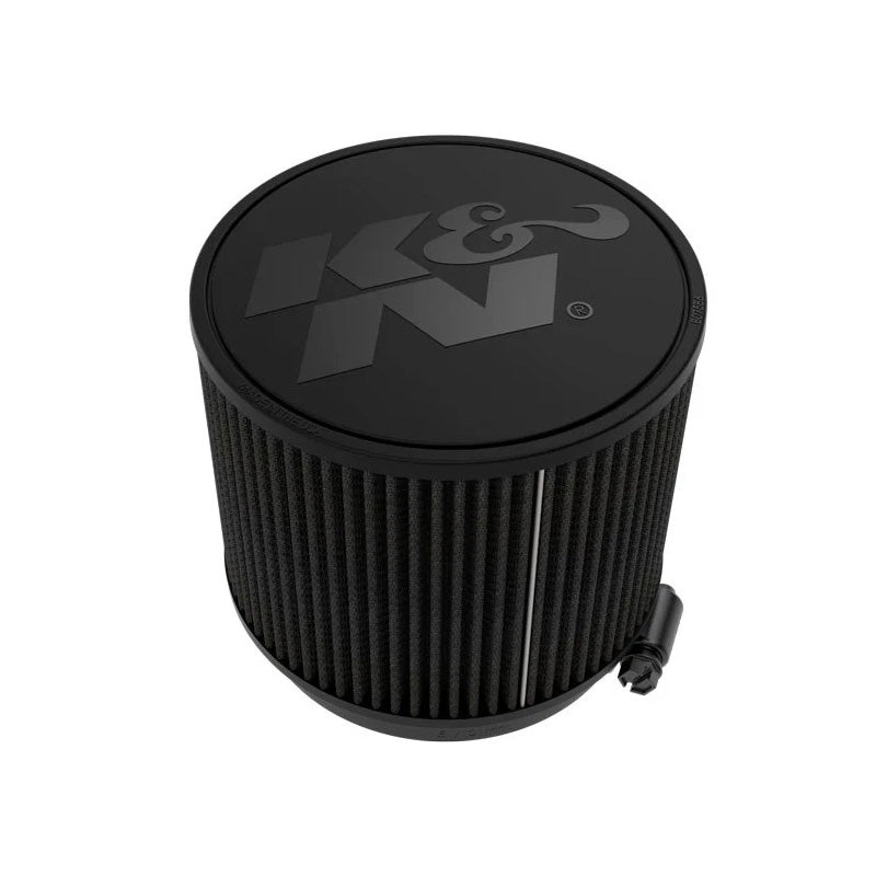 K&N Black Universal Dryflow Round Air Filter 152mm flange, 191mm outside diameter, 152mm height (RU-3123HBK)