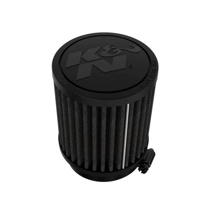 K&amp;N Black Universal Dryflow Runt luftfilter 64 mm fläns, 89 mm ytterdiameter, 102 mm höjd (RU-3125HBK)