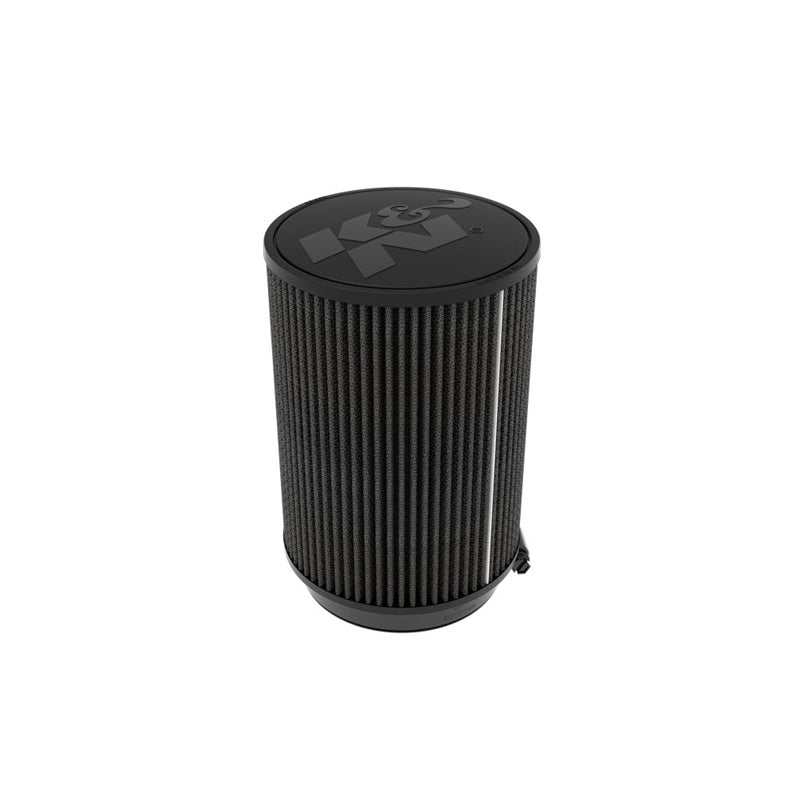 K&N Black Universal Dryflow Round Air Filter 127mm flange, 165mm outside diameter, 229mm height (RU-3127HBK)