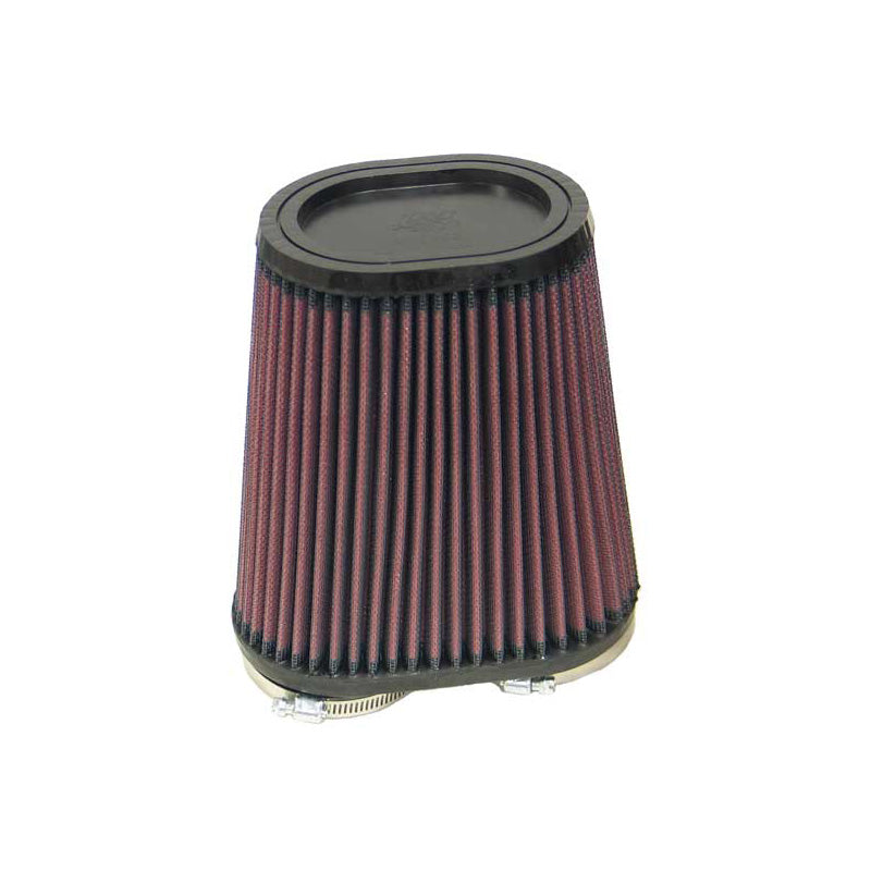 K&N Universal Oval/Conical Air Filter 60mm dual flange, 159mm x 95mm base, 87mm x 112mm top, 171mm height (RU-4710)