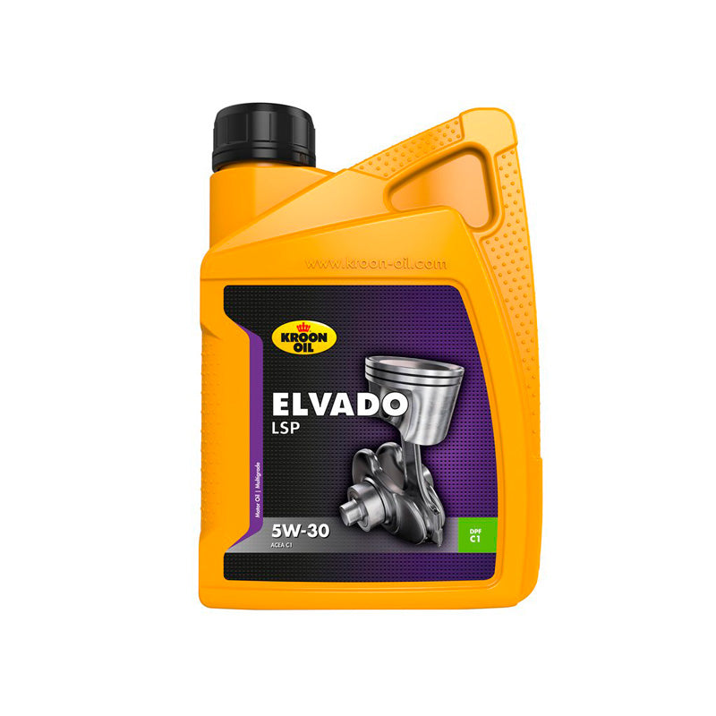 Kroon-Oil, Elvado LSP 5W-30 - Syntetisk Motorolie - 1L