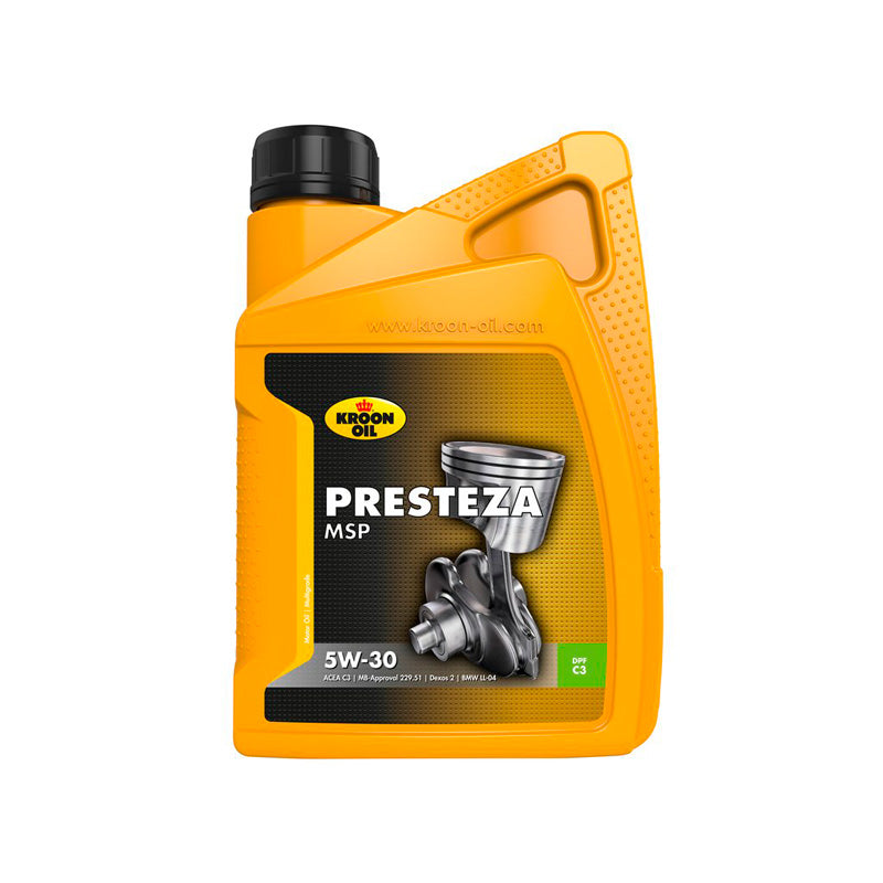 Kroon-Oil, Presteza MSP 5W-30 - Syntetisk Motorolie - 1L